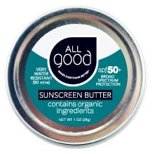 All Good Sunscreen Butter with Zinc SPF 50+, 1 Oz