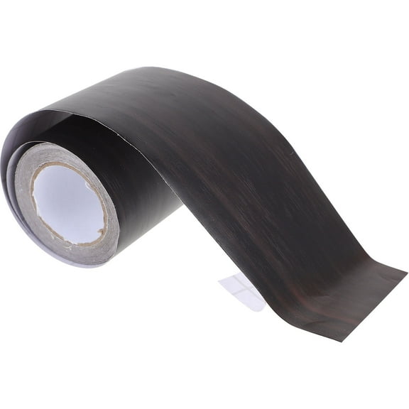 OUNONA Black PVC Skirting Board Self Adhesive Flexible Wall Decorative Trim