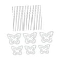 thumbnail image 3 of Soporte para arreglos florales, marco de corona Floral, decoración de San Valentín, primavera, año Nuevo, bricolaje, forma versátil para hacer corona 6x mariposa, 3 of 8