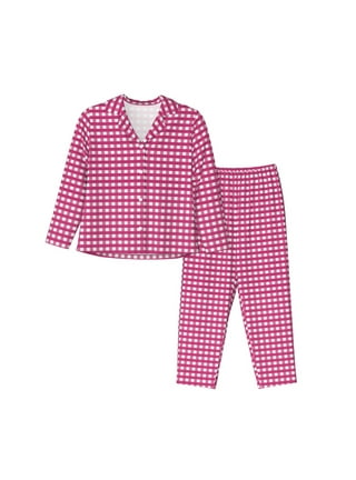 Gingham Print Tank Pyjama Set  Pajama set, Knitted tank top women, Gingham  print