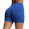thumbnail image 2 of Clearance Shorts for Women, Gym Shorts Gym Short Leggings Women's High Waisted Shorts High Waisted Athletic Shorts Women(Blue,S), 2 of 9