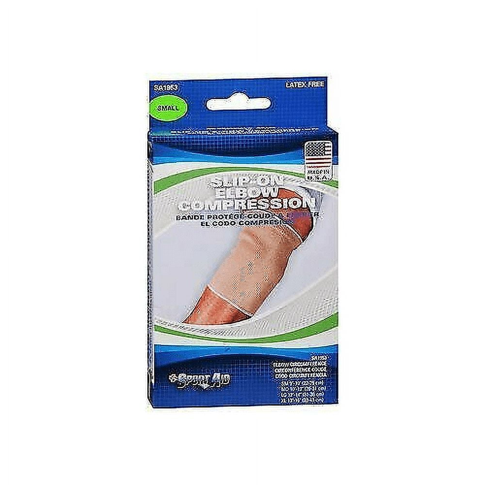 Sport Aid Slip-On Elbow Compression Sleeve, Small