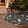 thumbnail image 5 of KLL Christmas Tree Skirt,Party Decorations Farmhouse for Christmas Decorations Holiday Party 30" -French Bulldogs, 5 of 6