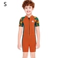 thumbnail image 2 of Niños trajes de buceo traje de buceo espesar traje de baño traje de baño transpirable Pieles de buceo para buceo para buceo Snorkeling Surfing Natación Naranja S 2.5mm Inevent OD003671-06, 2 of 7