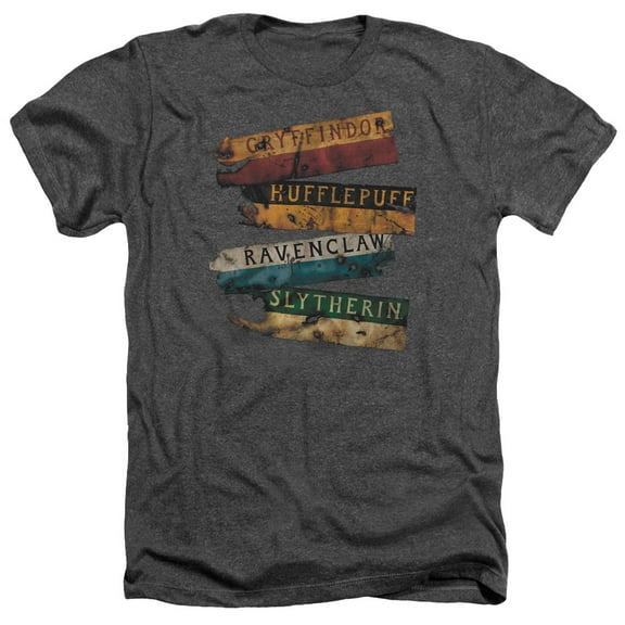 Harry Potter - Burnt Banners - Heather Short Sleeve Shirt - Large