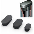 thumbnail image 4 of Tapones para extremos de tubos de patas de sillas y mesas, insertos de tubos con bordes afilados para evitar rozaduras en suelos de madera, tapones de plástico ovalados para reducir el ruido de los, 4 of 5