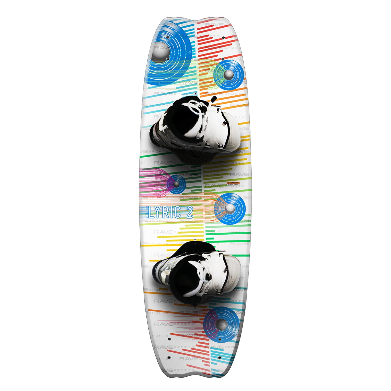 Rave Sports Lyric 2 Wakeboard with Advantage Boots by Rave Sports