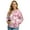 Butterflies Pink, variant on Women's Windbreaker Bomber Jacket Zip Up Jacket Fall Winter Casual Coat Lightweight Women Loose Fit Outerwear with Pockets, Pola Bear Blue, Medium