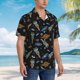 thumbnail image 3 of Fotbe Space Rocket Camisa Hawaiana para Hombre Unisex – Camisa Casual de Verano con Botones de Manga Corta de Algodón y Lino,X-Large, 3 of 7
