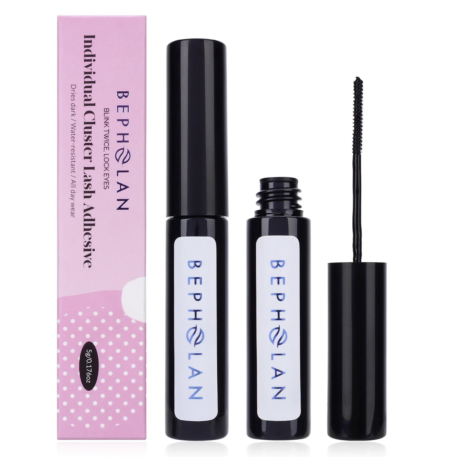 BEPHOLAN Eyelash Mascara Glue For Lash Clusters, Long Lasting