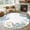 LightBLue, variant on Round Area Rug 5 Ft, Coastal Non Slip Area Rugs for Living Room, Ocean Coral Shell Turquoise Blue Conch Washable Low Pile Circle Throw Carpet for Indoor Dining Room Bedroom Nursery Decor
