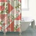 thumbnail image 4 of Pioneer Flower Floral Print Pattern Shower Curtain 72"x72" ,Bathroom Decorative Shower Curtains Set with 12 Hooks,Modern Waterproof Washable Shower Curtain, 4 of 6