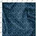 thumbnail image 3 of Soimoi Poly Georgette Fabric Floral Block Printed Fabric 1 Yard 42 Inch Wide, 3 of 5