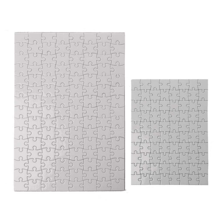 GENEMA 10 Packs Handmade Jigsaw Puzzles A4 A5 Sublimation Blanks Puzzles  DIY Puzzle Blank Custom Puzzle for Heat Transfer Craft