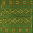 thumbnail image 1 of Ahgly Company Indoor Square Southwestern Green Country Area Rugs, 5' Square, 1 of 1