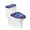 Butterfly and Wolf, variant on HELLHERO Christmas Kitten and Star Bathroom Seat Covers & 2 Pieces Lid Cover Set for Toilet & Soft for Modern Bathrooms
