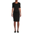 thumbnail image 2 of Time and Tru Women’s Maternity Ruched Dress, 2 of 6