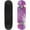 Color7, variant on Bright floral abstract Purple flowers lilies decorated circles and Outdoor Skateboard Longboards 31"x8" Pro Complete Skate Board Cruiser