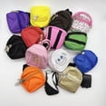 thumbnail image 1 of Llavero monedero pequeño con cremallera de doble hombro Mini colgante de mochila pequeña Llavero de mochila pequeña europea y coreana, 1 of 5