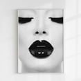 thumbnail image 2 of Fashion Print Black and White Fashion Photography Makeup Vanity Decor Fashion Wall Art Make Up Print Makeup Poster Print Lips Print,Dining Room Wall Decor Ideas, Art Deco Frameless 12x16inch, 2 of 5