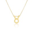 thumbnail image 1 of stanreset Constellation Theme Friendship Necklace Creative Comfortable Ins Exquisite Durable Rust-proof Lightweight Fashion Accessory Taurus gold, 1 of 6