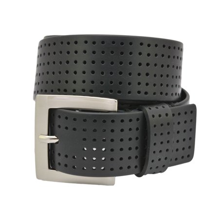 PGA TOUR Silicone Perforated Golf Belt - Black