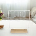 thumbnail image 4 of Esquirla Jewelry Display Rack Ear Card Display Holder for Ear Cards Keychains White, 4 of 7