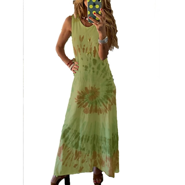 Robe Maxi Imprimée à Pois Floraux Boho pour Femmes, Décontractée, Enveloppante, Été, Paisley, Fluide, Soirée, Vacances, Longue Robe d'Été