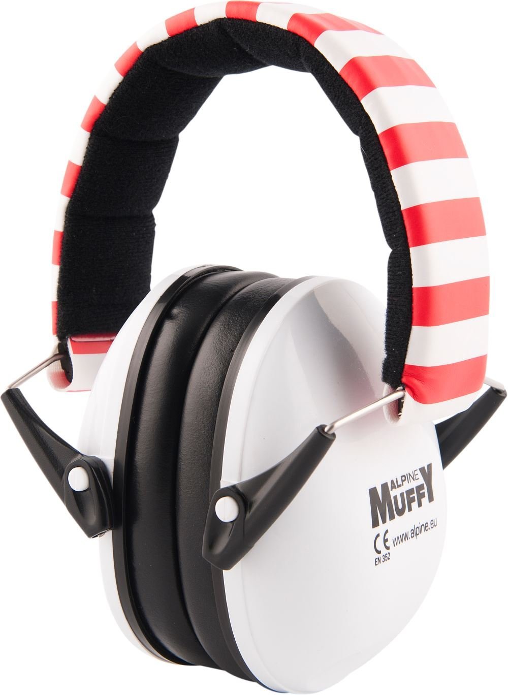 Alpine Hearing Protection Earmuffs For Kids, White