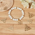 thumbnail image 2 of 12Pcs 4 Style Celtic Knot Charms Stainless Steel Chinese Pagan Heart Round with Trinity Knot Hollow Pendant Charms for DIY Necklace Bracelet Jewellery Making, 2 of 5