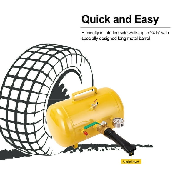 Gymax 5 Gallon Compact Air Tire Bead Seater Blaster Tool Walmart