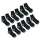 thumbnail image 3 of Calcetines de tubo medio para hombre Nikou de algodón elástico negro, 3 of 15
