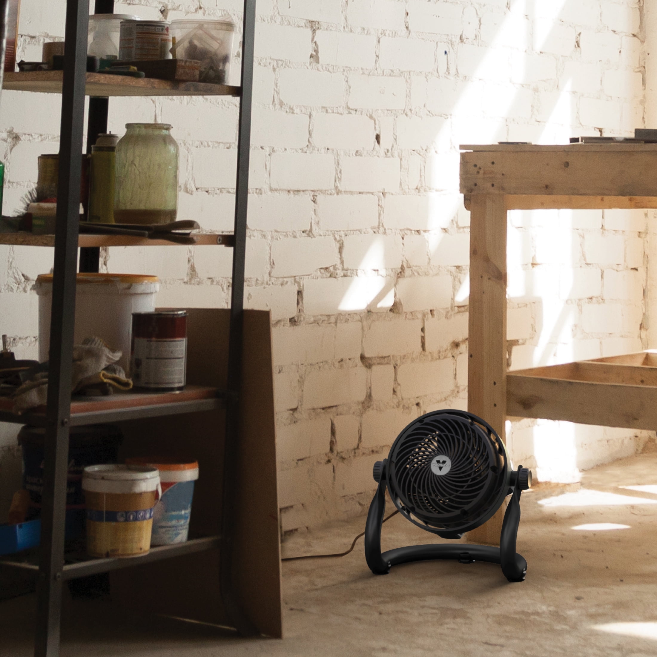 Vornado EXO51 Heavy Duty Small 10.55" Tall, Air Circulator, Black