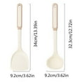 thumbnail image 4 of JWDX Spatula, Kitchen Utensils Set Clearance, Spatula Soup Spoon Food Grade Silicone Heat Anti Scalding Cooking Nonstick Pot Shovel Household Kitchen Kitchenware Set Blue, 4 of 5