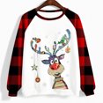 thumbnail image 4 of Sudaderas de Cuello Redondo de Navidad Para Mujer Estampado de Manga Larga Suelta Tops Individuales Blusa Odeerbi ODB193379, 4 of 5