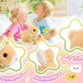 thumbnail image 5 of Bunny Plush Toys Bunny Electronic Toy with Sounds,Wiggling Ears,Hopping,Twitching Mouth and Nose, Interactive Rabbit Toy for Kids with Leash,Easter Birthday Gift for Toddlers Kids, 5 of 16