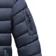 thumbnail image 4 of Ceisia Men's Thickened Solid Color Detachable Cap Gift Zipper Cardigan Hooded Zipper Pocket Winter Warm Jacket Coat Long Sleeve Parkas Features:, 4 of 5