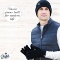 thumbnail image 3 of Britt's Knits Craftsman Knit Tech-Compatible Gloves - Black (Men's), 3 of 6