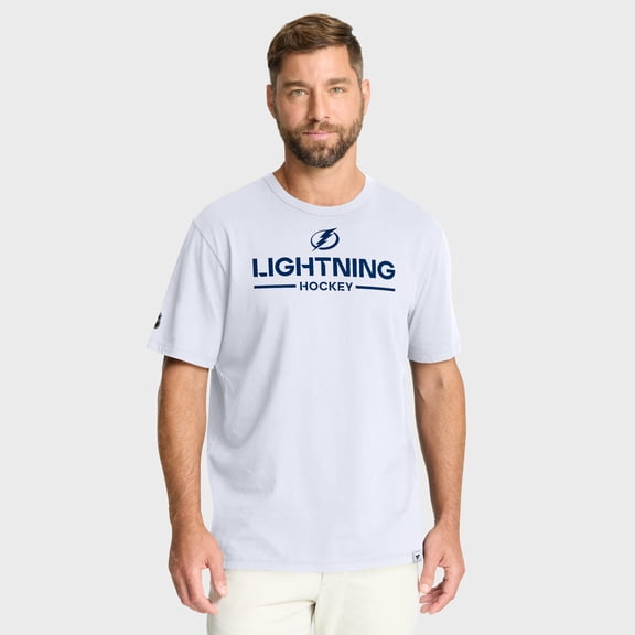 Men's Fanatics White Tampa Bay Lightning Authentic Pro Primary T-Shirt