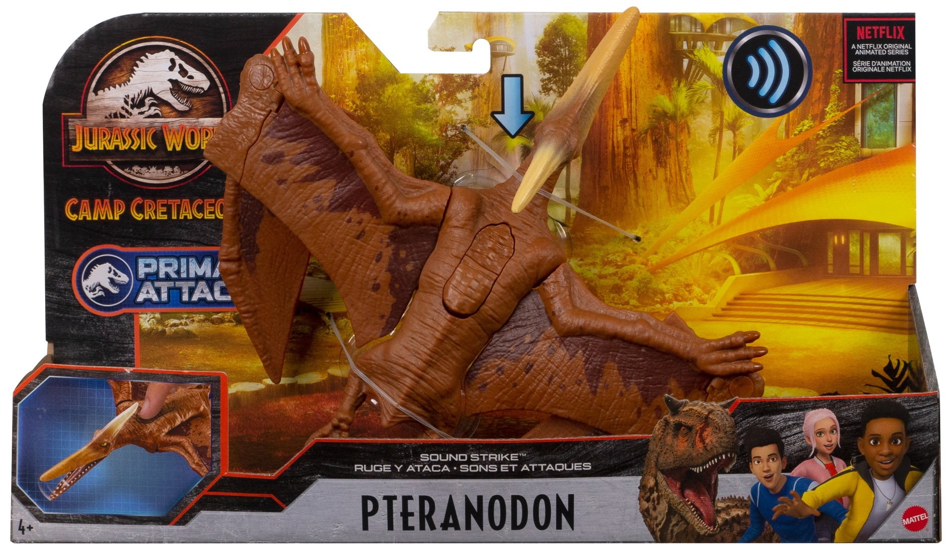 Jurassic World Sound Strike Pteranodon Dinosaur Figure