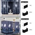thumbnail image 3 of CAILDANL Students Dorm Bunk Bed Curtain Home Privacy Bed Shading Curtain Net Bed Cloth Dustproof Blackout Bed Canopy Bedding Curtain Students Dormitory Tent Lightproof Cloth Curtain, 3 of 9