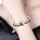 thumbnail image 4 of Chi y Yin Pulsera Patrón Amistad Relación PCS 2 Mujeres Joyería Hombres Pareja Pulsera Cuerda Regalo Pulseras, 4 of 8