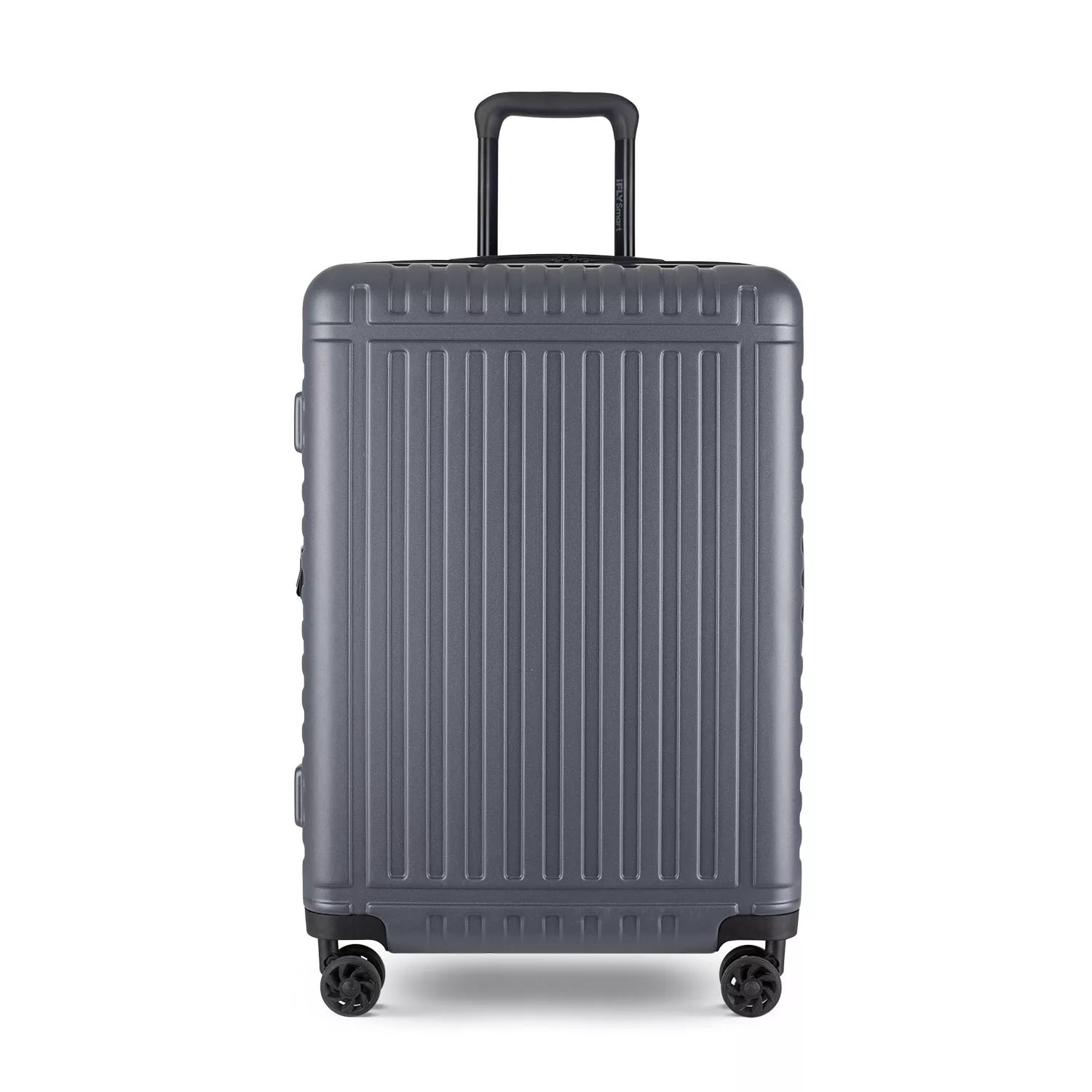 iFLY Smart Hardside Departure 2 Piece Set, 20" Carry-on and 24" Checked Luggage, Charcoal