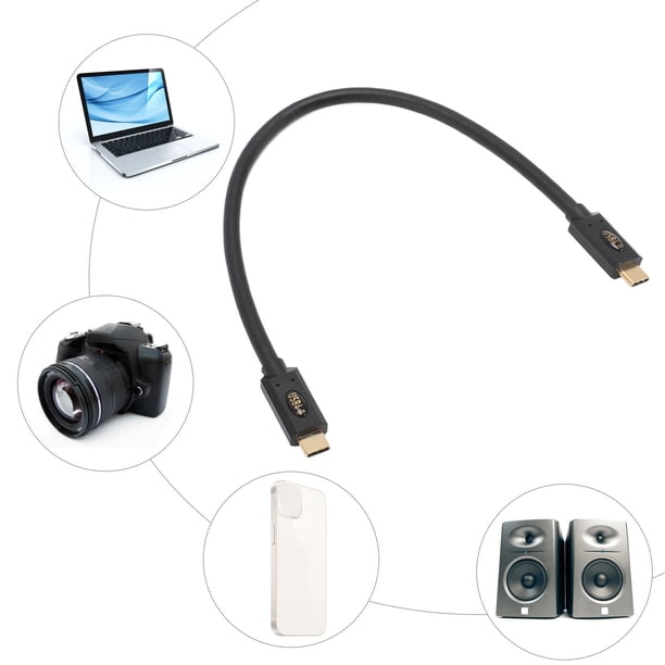 Cable De Datos USB C, Cable De PVC De Alta Velocidad De Transferencia PD 240W Cable De Datos Profesional USB 4.0 Tipo C Para Dispositivos Tipo C