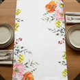 thumbnail image 5 of Table Runners 70 Inches Long Dress Scarves, Gnomes Easter Farmhouse Coffee/Dining/Kitchen Table Decor, Holiday Table Runner, Eucalyptus Spring Floral Weeping Eggs Farmhouse 13x70 Inch, 5 of 9