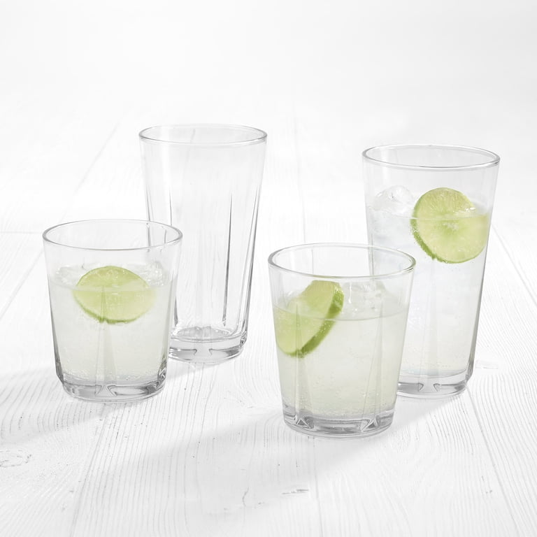 Mainstays Luciana Clear Glass Drinkware Set of 12 photo 2