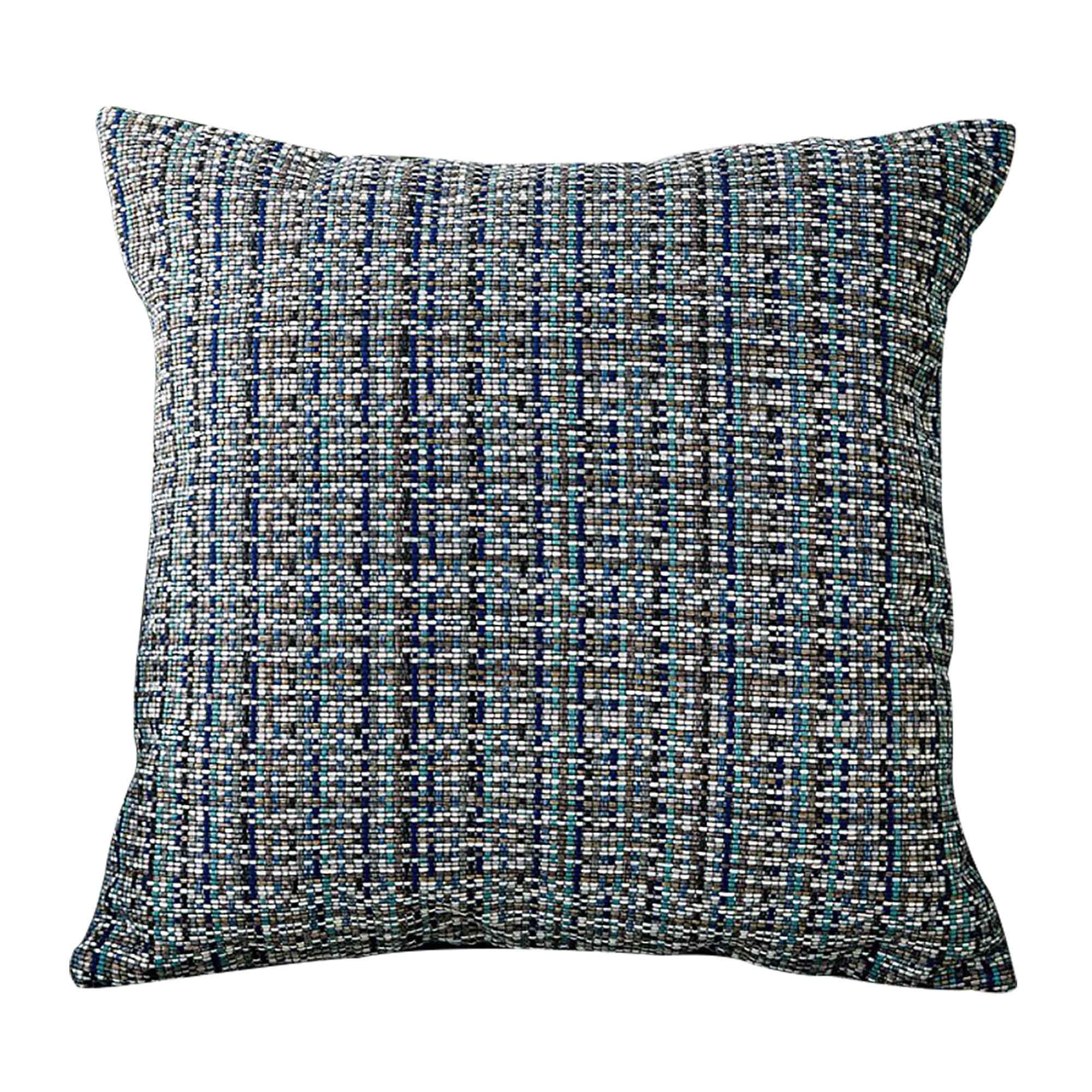 2 Pack Throw Pillow Covers With Core,Mosaic Jacquard Sofa Pillow With