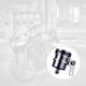 thumbnail image 5 of Depósito de líquido de frenos de aluminio para motocicleta, compatible con Kawasaki. Titanio, 5 of 8