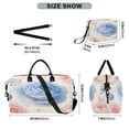 thumbnail image 3 of Travel Duffel Luggage Bag Sports Duffle Bag Gym Bag with Zipper Glittering Peonies, 3 of 7