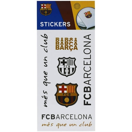 Barcelona 8'' x 3.5'' Club Sticker Sheet